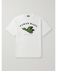 Human Made - Logo-print Cotton-jersey T-shirt - Lyst