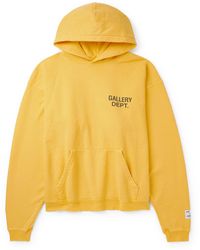GALLERY DEPT. - 90's Oversized Logo-Print Cotton-Jersey Hoodie - Lyst