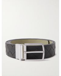 Bottega Veneta - 3.5Cm Reversible Intrecciato Leather Belt - Lyst