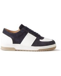 MR P. - Atticus Suede And Full-Grain Leather Sneakers - Lyst