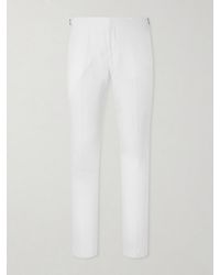 Orlebar Brown - Griffon Straight-Leg Linen Trousers - Lyst