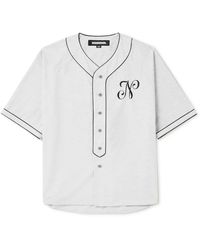 Neighborhood - Oversized Logo-embroidered Cotton-jersey Shirt - Lyst