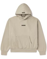 Fear Of God - Oversized Logo-Appliquéd Cotton-Blend Jersey Hoodie - Lyst