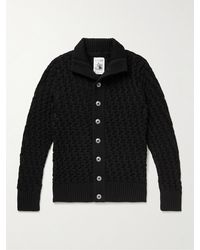S.N.S. Herning - Stark Textured Virgin Wool Cardigan - Lyst