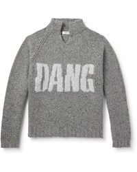 ERL - Intarsia-knit Wool-blend Sweater - Lyst