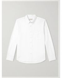 Officine Generale - Button-Down Collar Cotton Oxford Shirt - Lyst