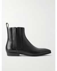 Manolo Blahnik - Bruton 166 Leather Chelsea Boots - Lyst