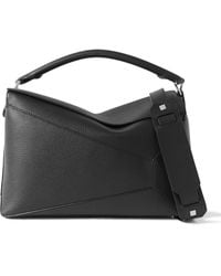 Loewe - Puzzle Edge Large Full-grain Leather Messenger Bag - Lyst