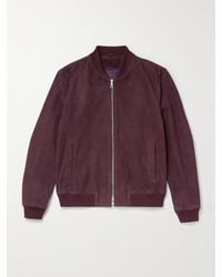 MR P. - Suede Bomber Jacket - Lyst