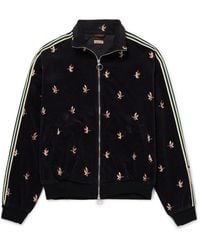 Kapital - Striped Webbing-Trimmed Embroidered Cotton-Blend Corduroy Track Jacket - Lyst