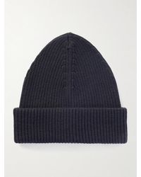 Our Legacy - Beanie aus Merinowolle in Rippstrick - Lyst