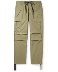 Tom Ford - New Enzyme Straight-leg Cotton-twill Drawstring Cargo Trousers - Lyst