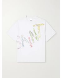 SAINT Mxxxxxx - Coco Star Sims Distressed Printed Cotton-Jersey T-Shirt - Lyst