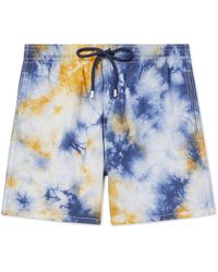 Vilebrequin - Moorea Slim-fit Mid-length Tie-dyed Recycled Swim Shorts - Lyst