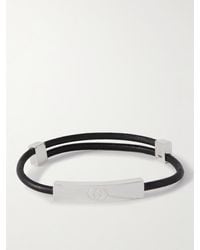 Gucci - Interlocking G Leather Bracelet - Lyst