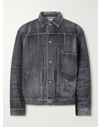 Neighborhood - Savage Embroidered Denim Jacket - Lyst