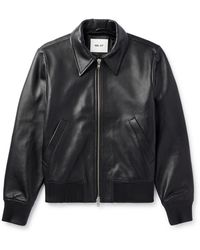 NN07 - Florian 8178 Leather Jacket - Lyst