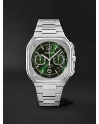Bell & Ross - Br 05 Automatic Chronograph 42Mm Stainless Steel Watch, Ref. No. Br05C-Gn-St/Sst - Lyst