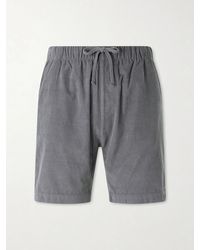 Hartford - Straight-Leg Cotton-Corduroy Shorts - Lyst