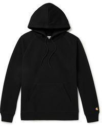 Carhartt - Chase Logo-embroidered Cotton-blend Jersey Hoodie - Lyst