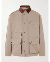 FRIZMWORKS - Royal Hunting Corduroy-Trimmed Cotton-Blend Jacket - Lyst