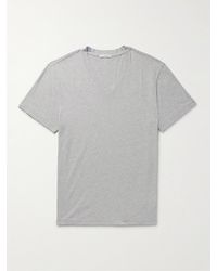James Perse - Mélange Combed Cotton-Jersey T-Shirt - Lyst