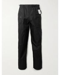 Satisfy - Straight-Leg Pertex 3L Rain Logo-Appliquéd Recycled-Ripstop Trousers - Lyst