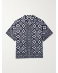 Etro - Hemd aus bedruckter Baumwolle mit Reverskragen - Lyst