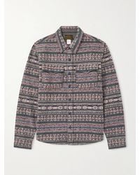 RRL - Wool-blend Overshirt - Lyst