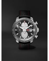 Chopard - Mille Miglia 2021 Race Edition Limited Edition Automatic Chronograph 44mm Stainless Steel And Leather Watch - Lyst