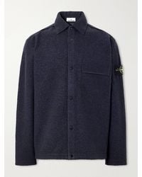 Stone Island - Micro Bouclé Overshirt - Lyst