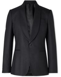 Lardini - Soirée Virgin Wool-Blend Tuxedo Jacket - Lyst