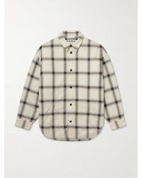 Acne Studios - Osara Oversized Padded Checked Cotton-flannel Overshirt - Lyst