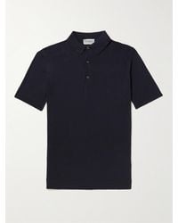 John Smedley - Adrian Slim-Fit Sea Island Cotton Polo Shirt - Lyst