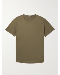 Loro Piana - Slim-Fit Silk And Cotton-Blend Jersey T-Shirt - Lyst
