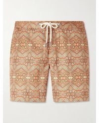 Orlebar Brown - Bulldog Straight-Leg Mid-Length Paisley-Print Swim Shorts - Lyst