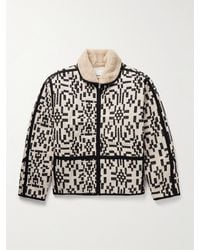 Isabel Marant - Giacca in jacquard con fodera in pile Nelkis - Lyst