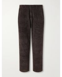 FRIZMWORKS - Straight-Leg Cotton-Corduroy Trousers - Lyst