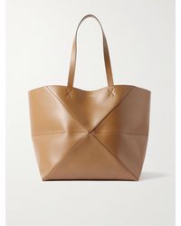 Loewe - Puzzle Fold Extra-large Panelled Leather Tote Bag - Lyst