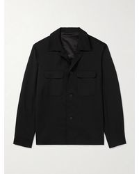 MR P. - Wool-Twill Overshirt - Lyst