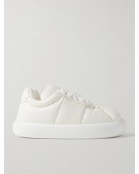 Marni - Bigfoot 2.0 Logo-embossed Padded Quilted Leather Sneakers - Lyst