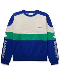 Isabel Marant - Kivin Colour-block Logo-print Cotton-blend Jersey Sweatshirt - Lyst