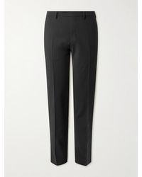 Boglioli - Straight-Leg Garment-Dyed Wool-Blend Trousers - Lyst