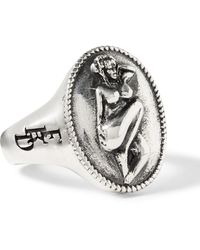 Enfants Riches Deprimes - Pin Up Girl Cameo Silver Ring - Lyst