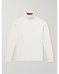 Canali - Ribbed Cashmere Rollneck Sweater - Lyst