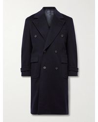 Thom Sweeney - Double-Breasted Wool And Cashmere-Blend Felt Overcoat - Lyst