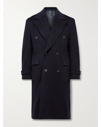 Thom Sweeney - Double-Breasted Wool And Cashmere-Blend Felt Overcoat - Lyst