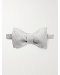 Brioni - Textured-Silk Bow Tie - Lyst