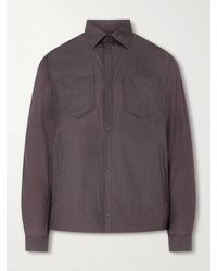 Herno - Shell Twill Overshirt - Lyst