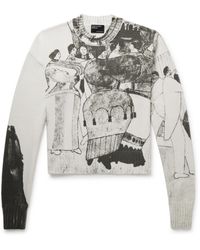 Enfants Riches Deprimes - The Ballroom Dance Printed Cotton-Blend Sweater - Lyst